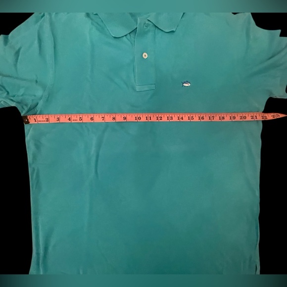Southern Tide Men's Green Polo Shirt - Picture 4 of 8